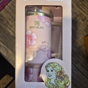 Stanley Pink Floral Tumbler Barbie Just Peachy